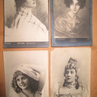 neljä vintage  valokuvakorttia1900-luku alku - pikkukuva 1