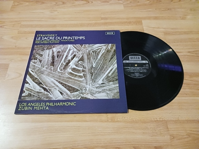 Stravinsky / Zubin Mehta, Los Angeles Philharmonic lp upea