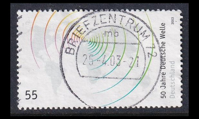Saksa 2334 o Deutsche Welle -radioasema 50v (2003)