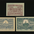 Itävalta Notgeld 10, 20, 50 Heller, Zell b Zellhof 1920 - pikkukuva 2