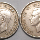 Britania. One shilling 1947, kaksi erilaista. - pikkukuva 2