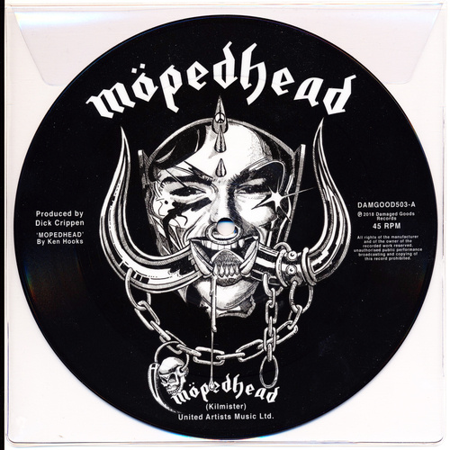 JOHNNY MOPED motorhead / city kids 45 -2018- kuvalevy ltd