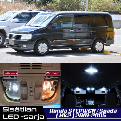 Honda STEPWGN (G2) Sisätilan LED-sarja 9-osainen
