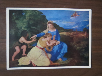 Titian: Madonna and Child taidekortti