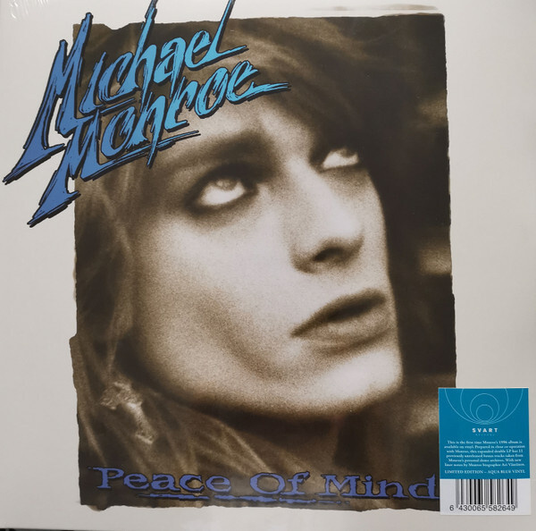 Michael Monroe – Peace Of Mind LP SEALED Blue White Splatter