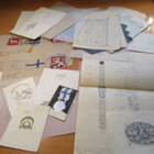 Eevert Toivonen 1946-8 työpiirrokset 70 kpl korut ym. - pikkukuva 4