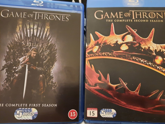 Game Of Thrones seasons 1-2 Blu-ray