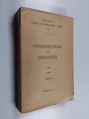 Petrus Nordmann ym. : Förhandlingar och uppsatser : 23 1909