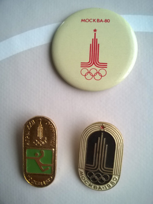 Pinssit - Moskovan Olympialaiset 1980