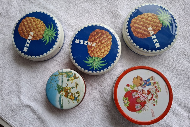 Fazer ANANAS Karamelli PELTIPURKKEJA + muut