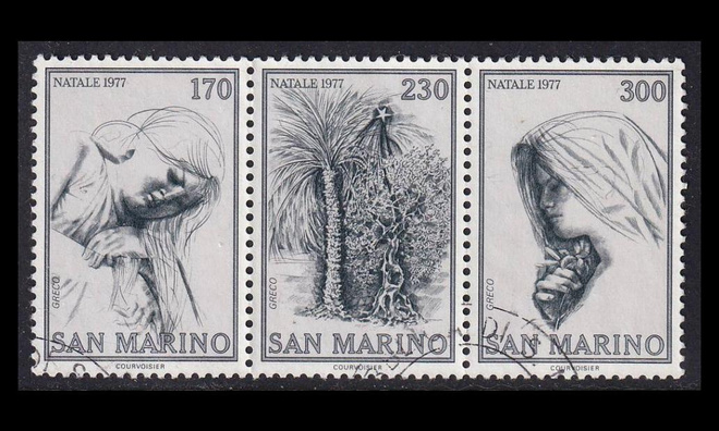San Marino 1150-2ds o Joulu (1977)
