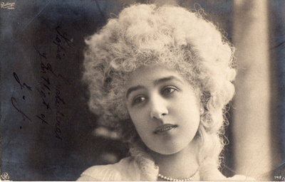 Vanha postikortti- kaunis nainen, Reutlinger