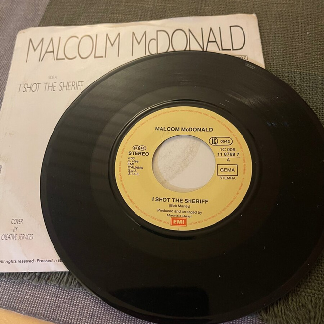 MALCOLM McDONALD: I Shot The Sheriff * Good…*ITA 1986