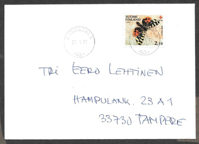 Pun.risti 1992 FDC (LAPE 1168)