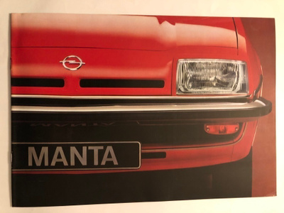 Myyntiesite - Opel Manta - 1978