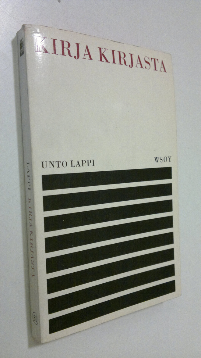 Unto Lappi : Kirja kirjasta