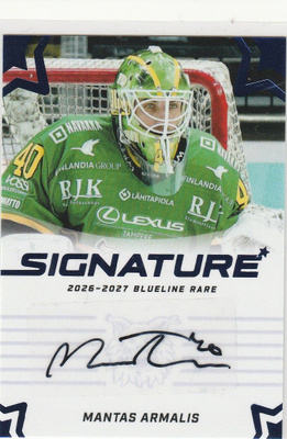 2026/27 Blueline Rare Signature Armalis Ilves /20