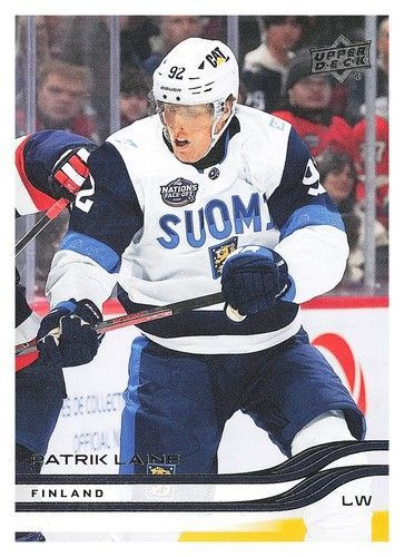Patrik Laine 25-26 UD Extended #660 4 Nations