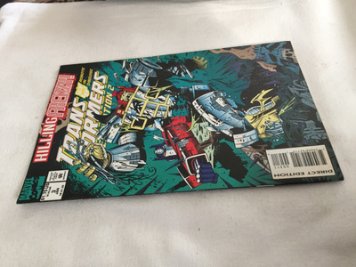 MARVEL TRANSFORMERS GENERATION 2 3/1994 HYVÄ