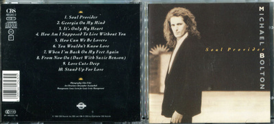 MICHAEL BOLTON . CD-LEVT SOUL PROVIDER