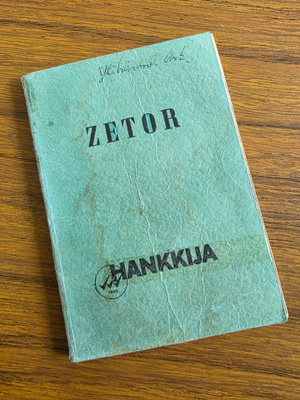 Zetor 25 K ja 25 A käyttö- ja hoito-ohjeet vuodelta 1956