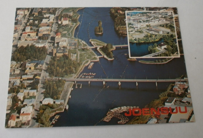 Joensuu, keskustaa, silta, ilmakuvapk, p. 1981