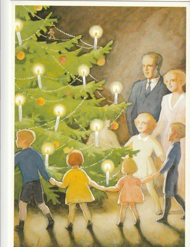 RUDOLF KOIVU - PERHE KUUSEN YMPÄRILLÄ - 1