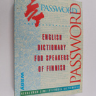 Password : English dictionary for speakers of Finnish - pikkukuva 1