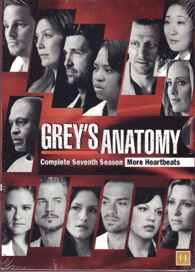 Greyn anatomia - kausi 7 (6 x DVD, 23 jaksoa)