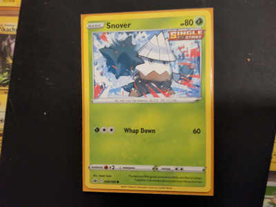 Snover #9 Pokemon Chilling Reign card