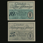 Saksa Notgeld 10, 25 Pfg, Oelsnitz 1918 - pikkukuva 1
