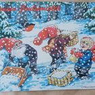 Marjaliisa Pitkäranta. Tontut lumitöissä,  p. 1994 - pikkukuva 1
