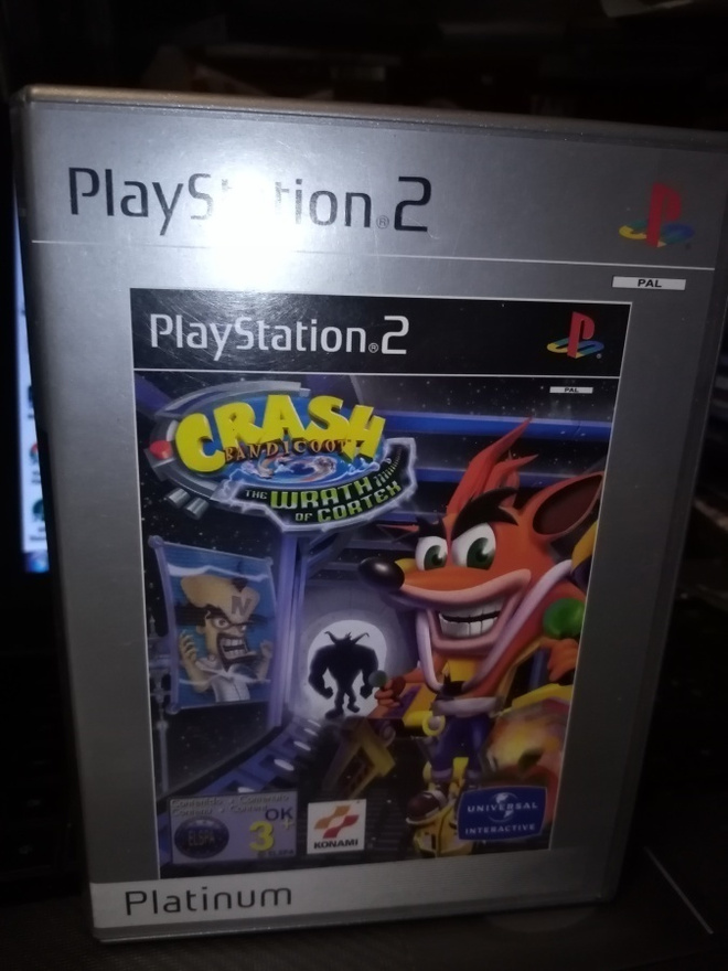 PS2 CRASH BANDICOOT THE WRATH OF CORTEX ( SIS POSTIKULU)