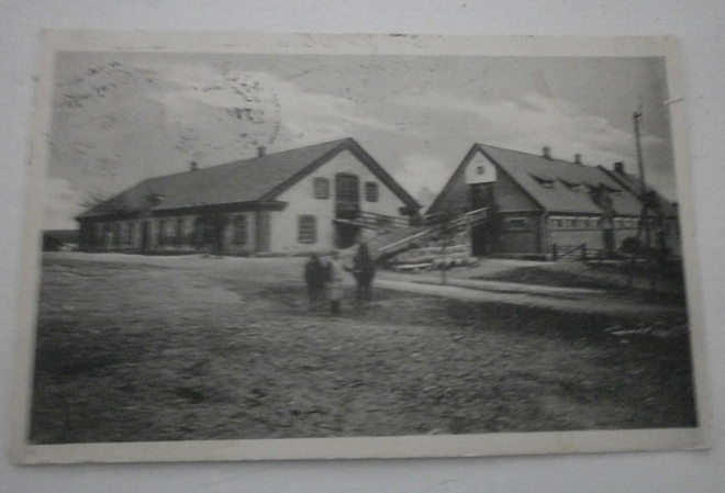 Pohja, Sällvikin kartanon talli ja navetta, hevoset, p. 1932