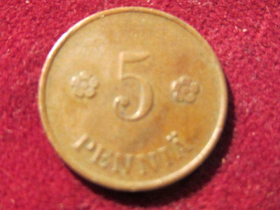 5 penniä 1921