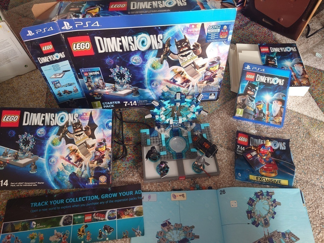 lego dimensions starter pack ps4 supergirl promo(rare) 71171