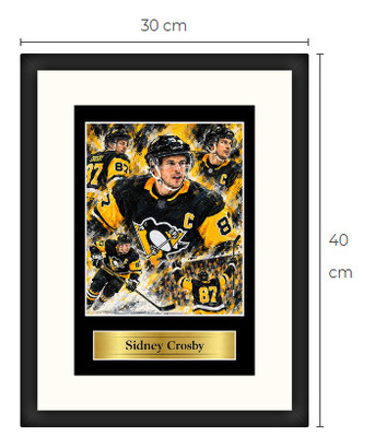Uusi Sidney Crosby Pittsburgh NHL art print Limited Edition