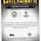 2023-24 Topps Superstars Matchwinner #MW10 Erling Haaland - pikkukuva 2