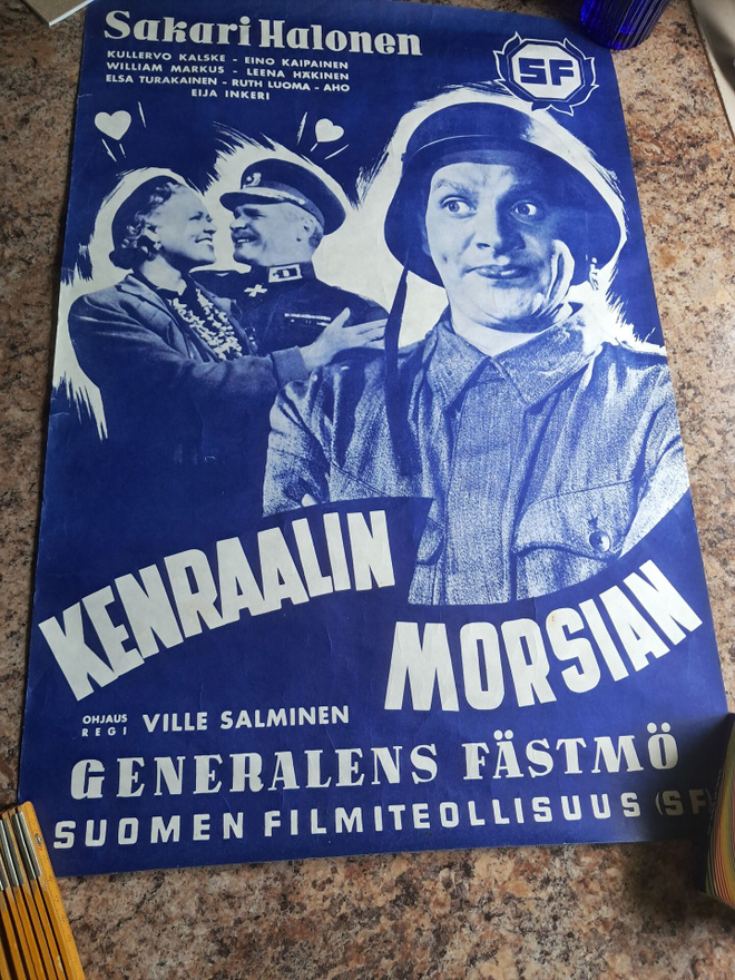 Kenraalin morsian, alkuperäinen juliste.
