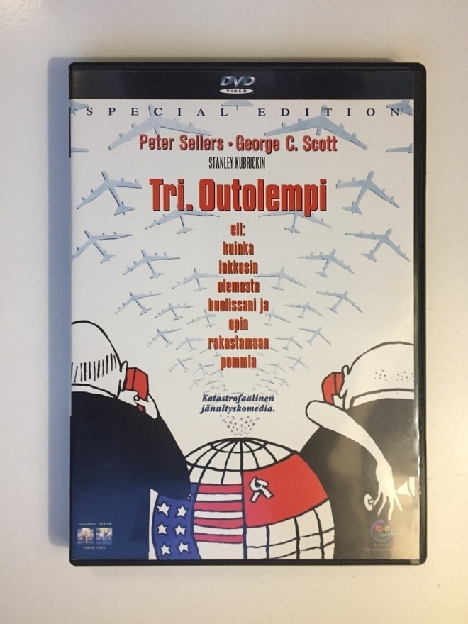 Tri. Outolempi (1963) Ohjaus: Stanley Kubrick (DVD)