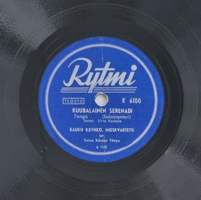 Savikiekko 1951 - Kauko Käyhkö ja Mieskvartetti Rytmi R 6100