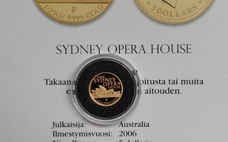Sydney Opera House kultaraha proof 2006