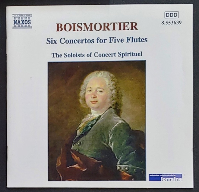 BOISMORTIER: Konsertot viidelle huilulle, op. 15 – CD 1997