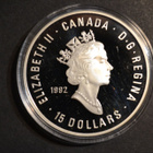 Olympia Canada 15 Dollar 1992 33,63gr Ag - pikkukuva 3