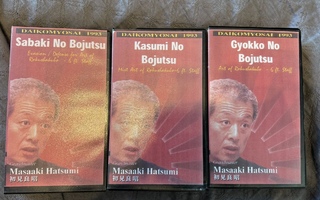 MASAAKI HATSUMI Bujinkan Daikomyosai 1993 3xVHS