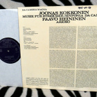 Joonas Kokkonen,Paavo Heininen;Musik Fur Streicher/Camera Lp - pikkukuva 2