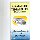 SATAKUNNAN LIIKENNE Oy Aikataulut 2.5.-31.12.1996 - pikkukuva 1