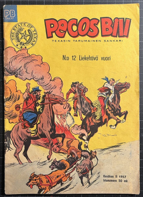 Pecos Bill 1957 no:12, Liekehtivä vuori