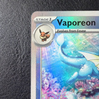 Pokémon Vaporeon Master Ball 022/131 Prismatic Evolutions - pikkukuva 2