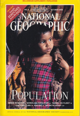 National Geographic vol.194 No.4 poster: Population